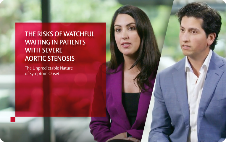 Video thumbnail: The Risks of Watchful Waiting in Patients with Severe Aortic Stenosis