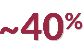 Graphic showing 40% of patients presented advanced signs and symptoms at time of AVR conversion