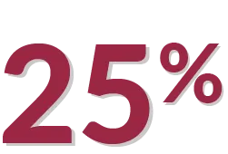 Graphic showing 25% of patients requied AVR within 6 months