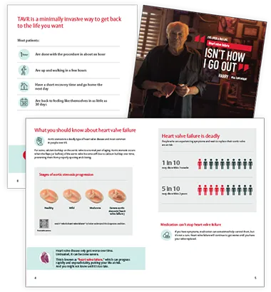 Thumbnail of TAVR Info Kit materials