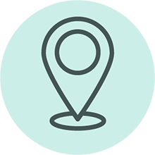 Icon of a location pin