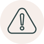 Warning symbol icon