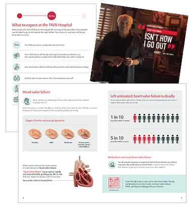 Thumbnail of TAVR Info Kit materials