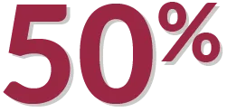 Icon of 50 percent